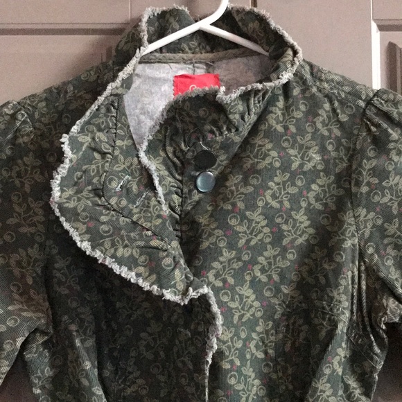 Corduroy fitted jacket - Picture 3 of 4